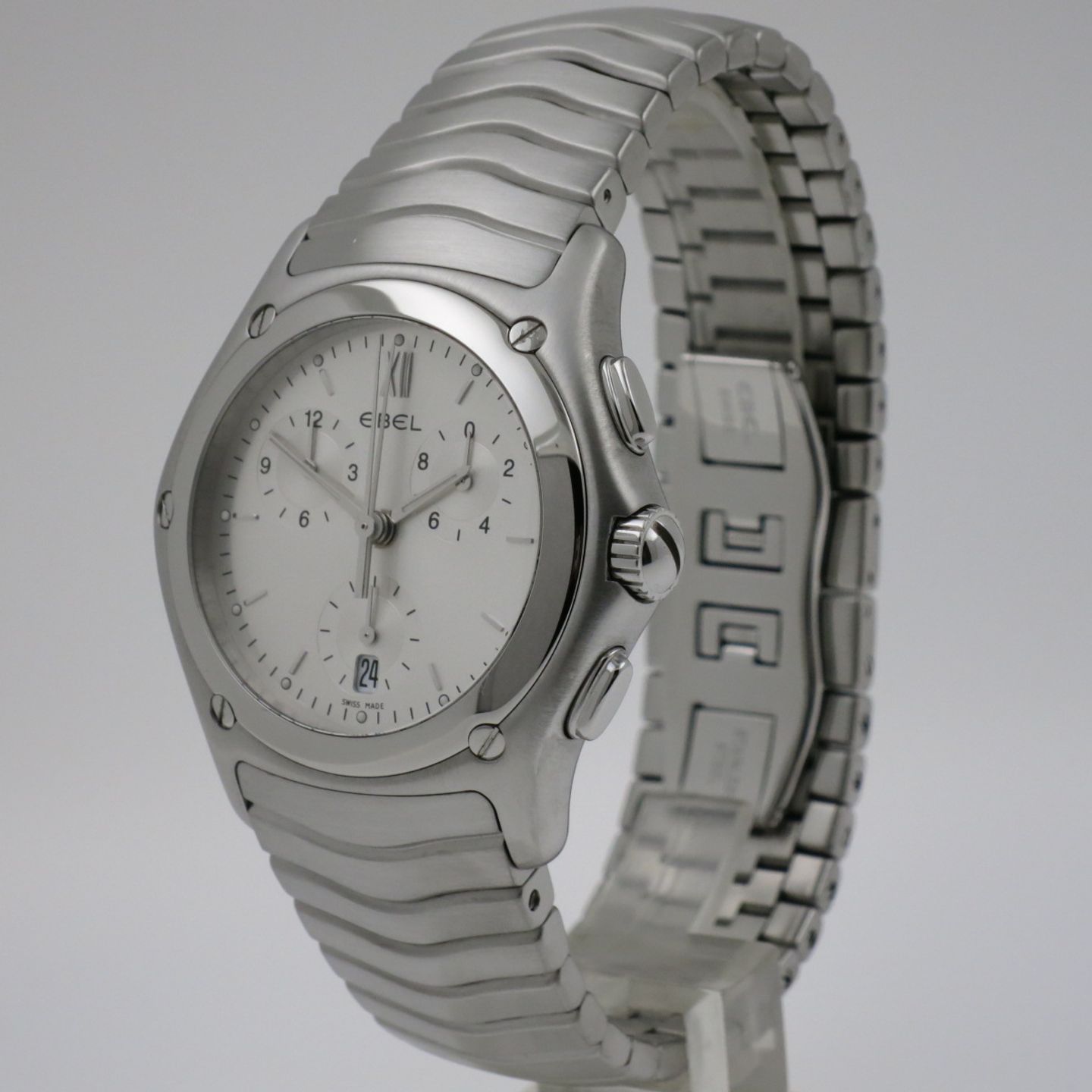 Ebel Classic 9251F41 (2010) - Silver dial 46 mm Steel case (5/8)